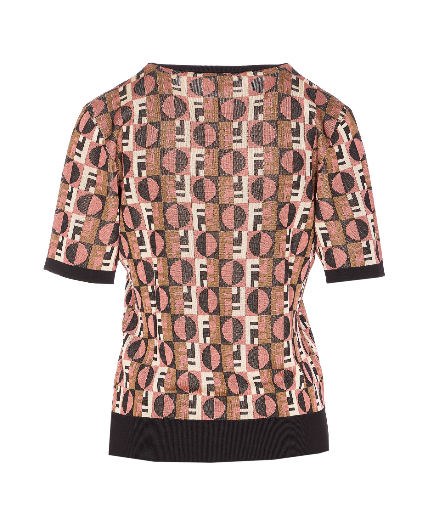 Fendi Optical Viscose T-shirt - N Blush