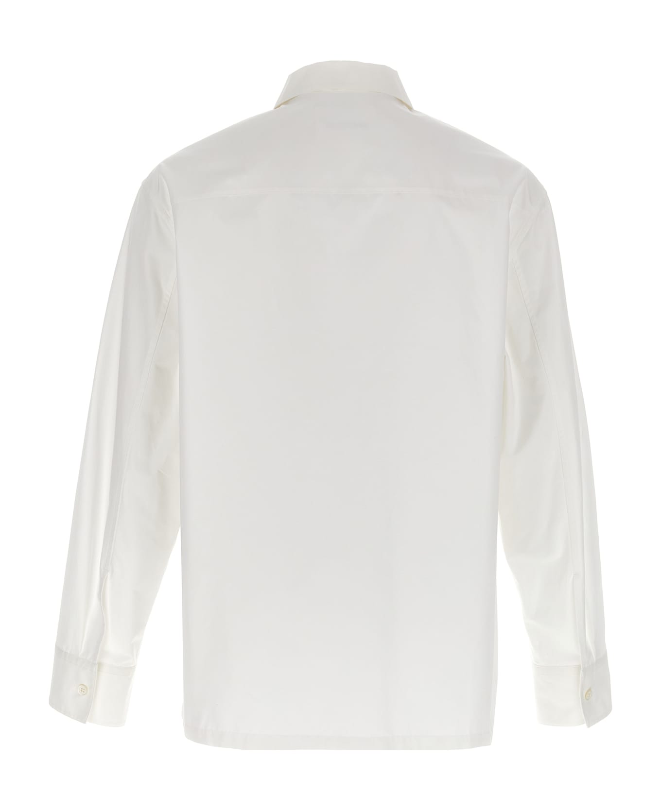 Jil Sander Zip Shirt - White