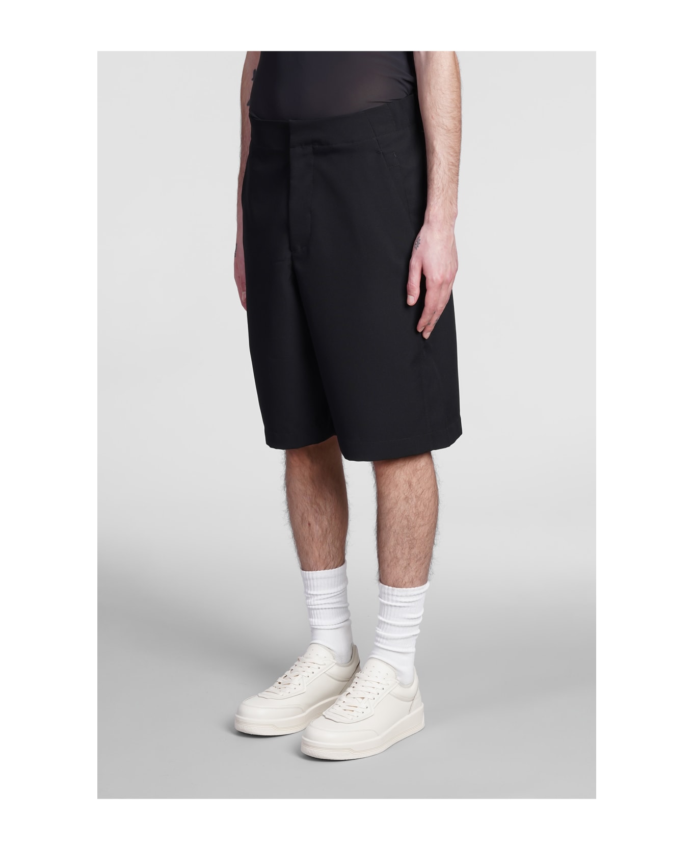 OAMC Shorts In Black Polyester - black