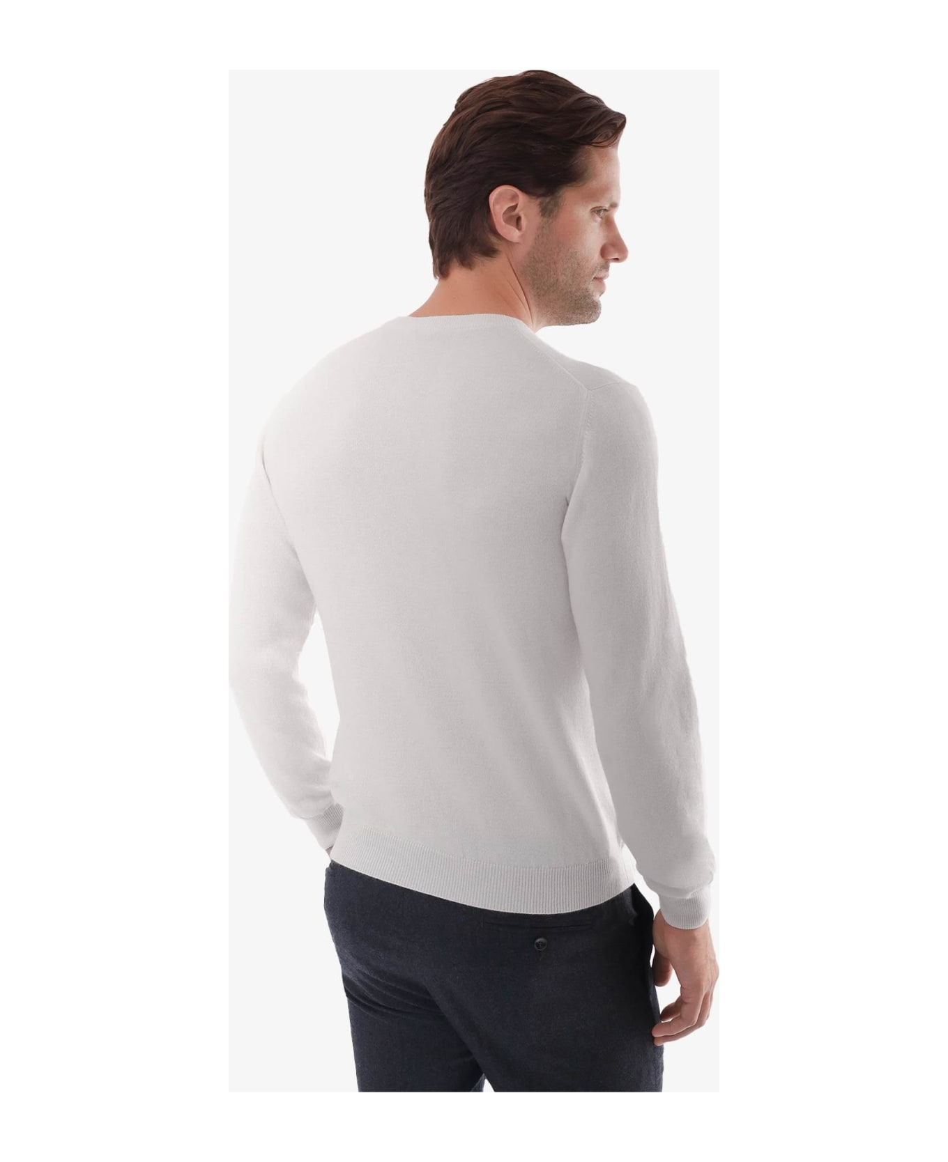 Larusmiani Crewneck Sweater Aspen Sweater - Ivory
