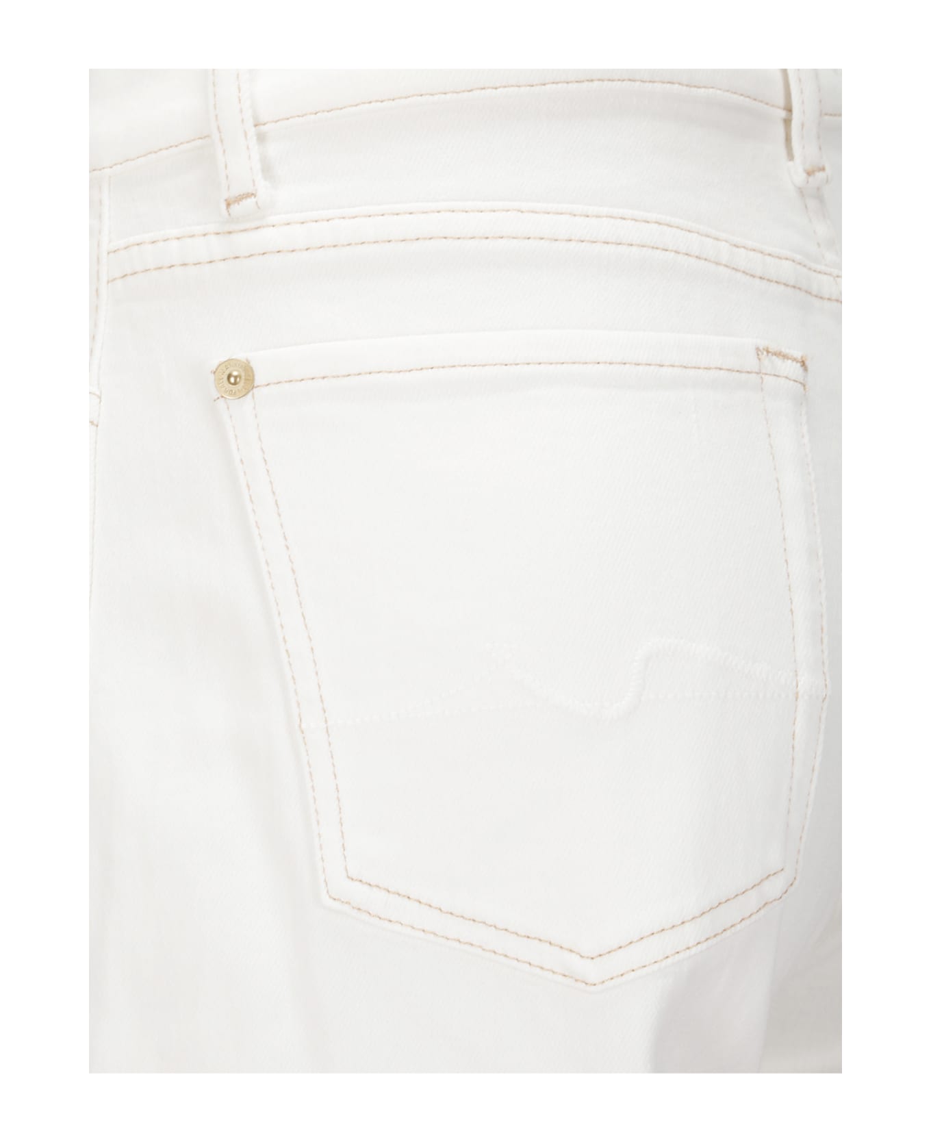 7 For All Mankind Lotta Sugar - WHITE