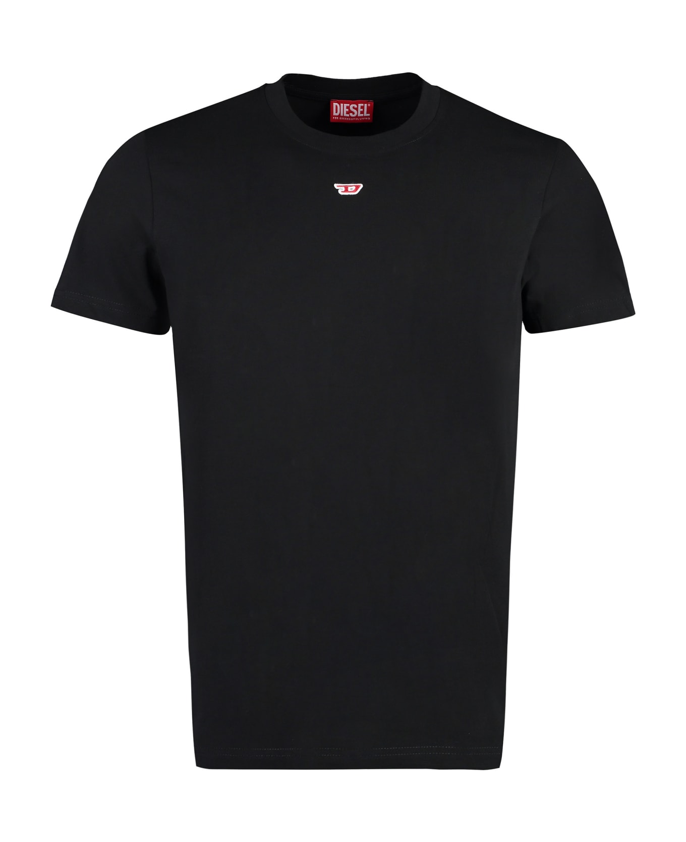 Diesel T-diegor-d Cotton T-shirt - black シャツ