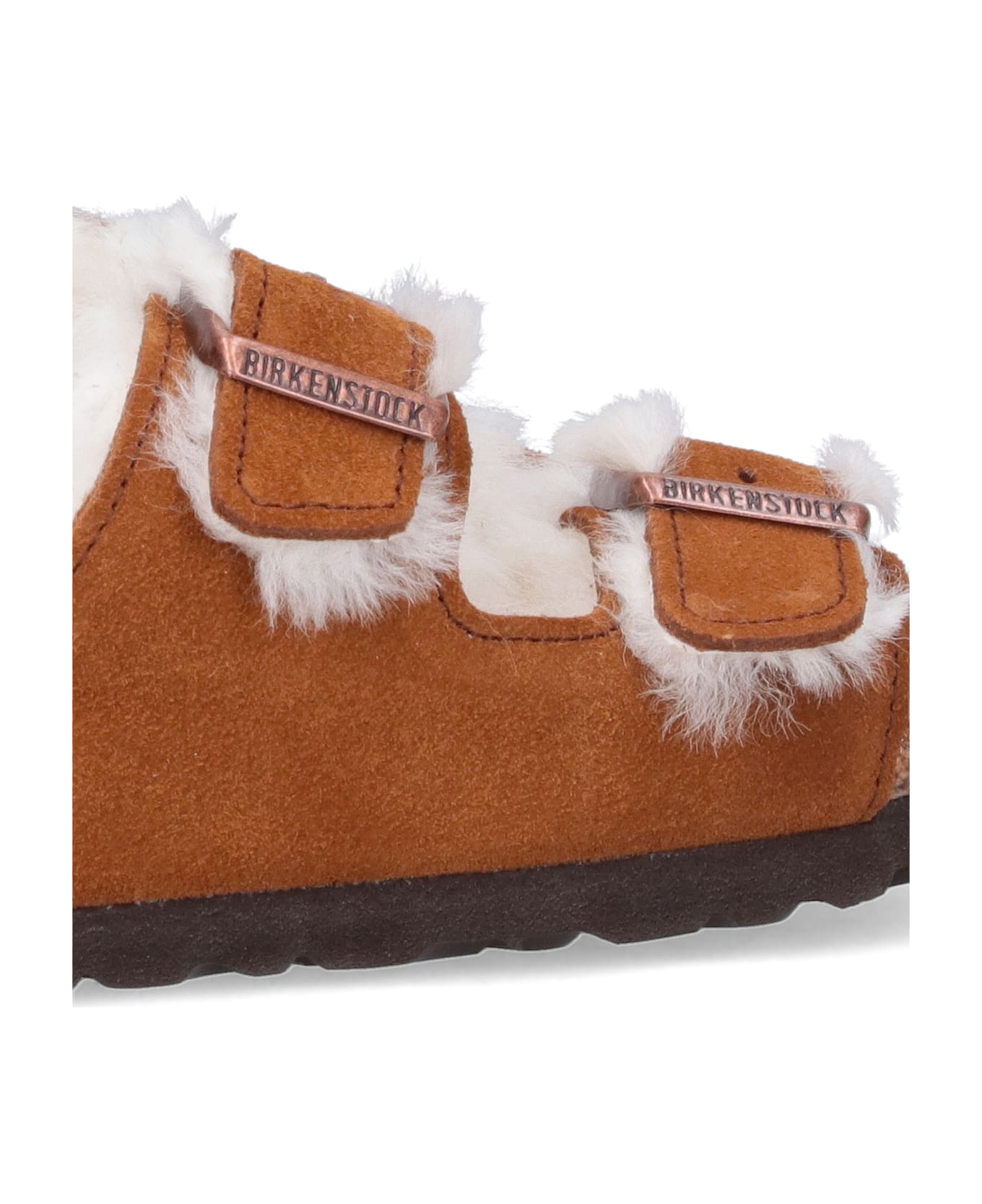 Birkenstock 'arizona' shearling Sandals - Brown