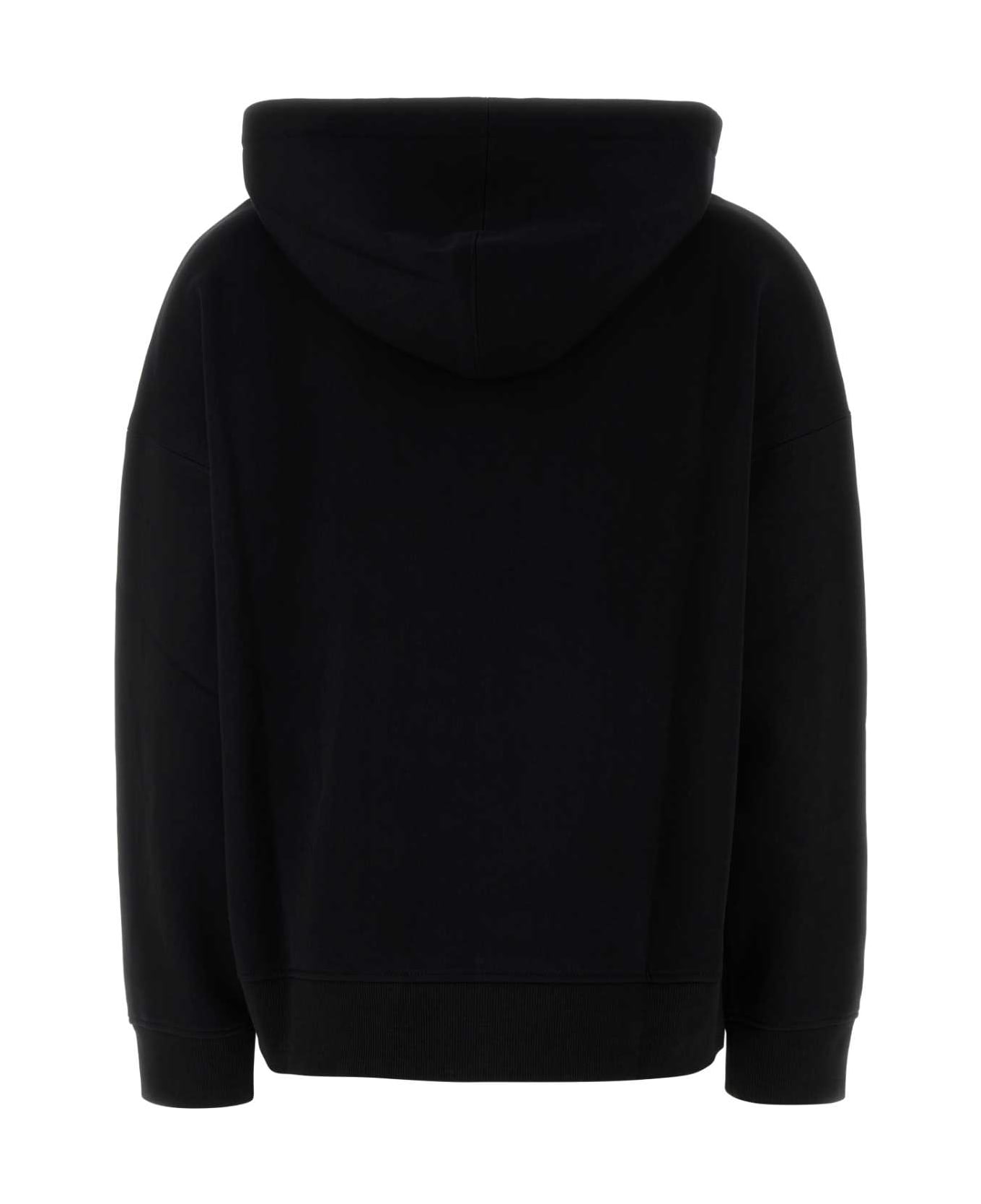 
S Max Mara Black Cotton Blend Jour Sweatshirt - NERO