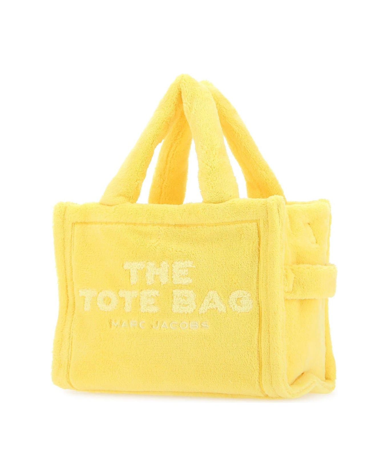 Marc Jacobs Yellow Terry Fabric Mini The Tote Bag Handbag - Yellow