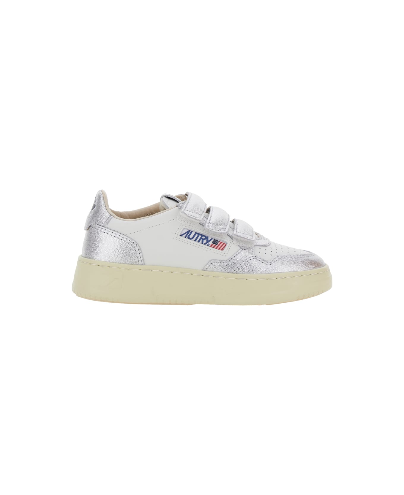 Autry Kidstripes Low - White