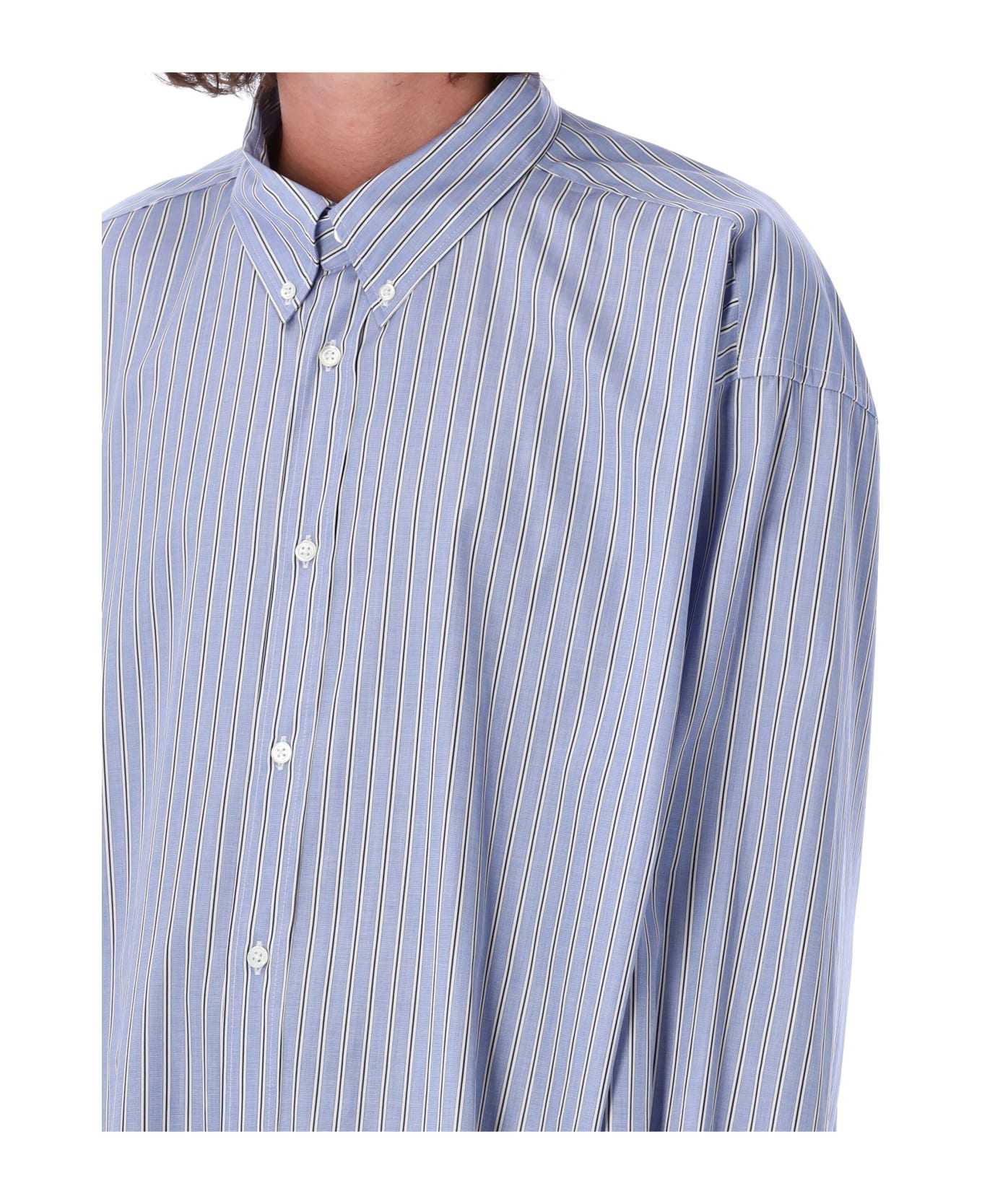 Maison Margiela Striped Shirt - BLUE STRIPES