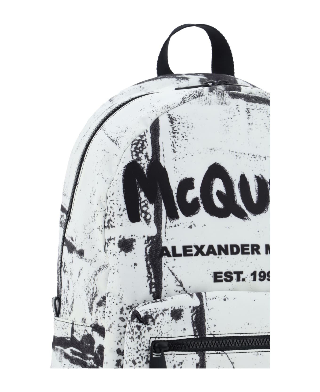 Alexander McQueen Metropolitan Backpack - Black/white バックパック