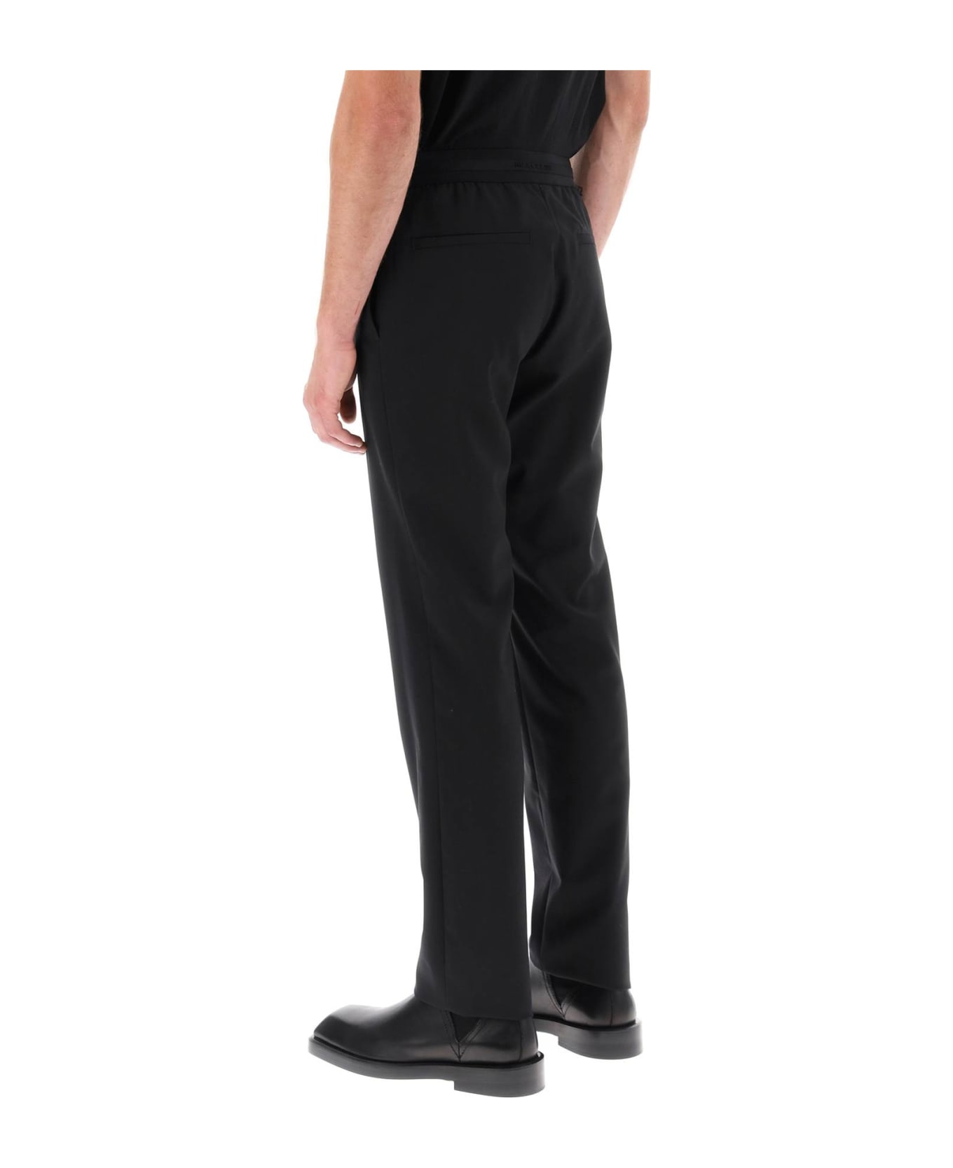 1017 ALYX 9SM Pants With Built-in Belt And Parachute Buckle - BLACK (Black) ボトムス