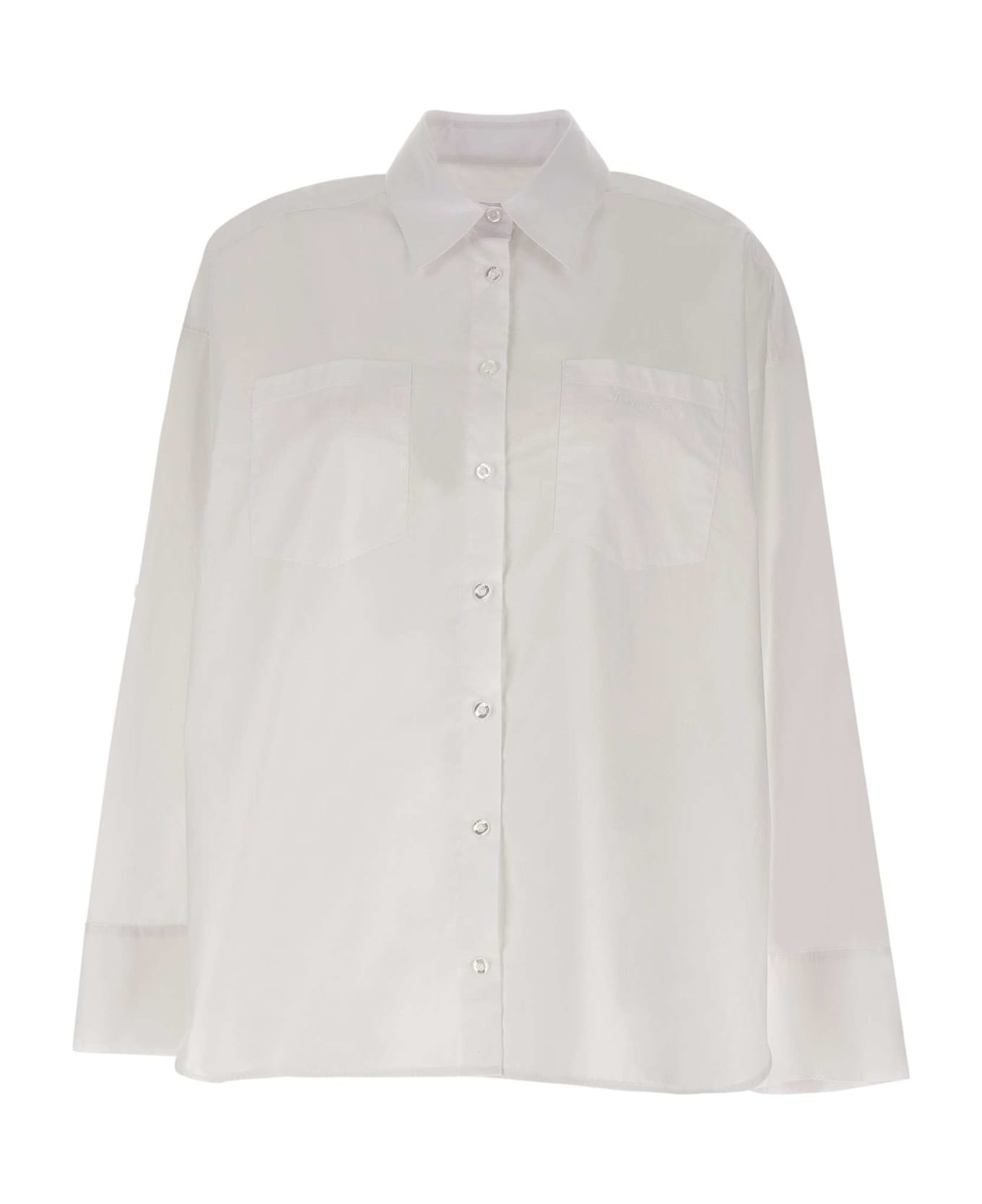 REMAIN Birger Christensen Cotton Shirt - WHITE