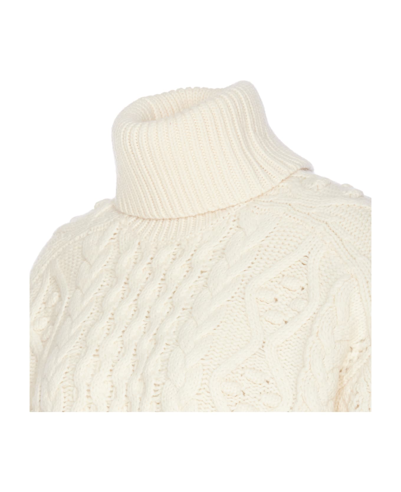 Loulou Studio Turtleneck Sweater - White