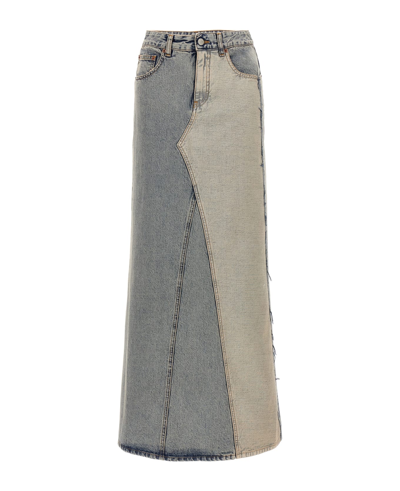 スカート Mm6 Maison Margiela Long Denim Skirt MM6 MAISON MARGIELA - Cotton Denim Long Skirt MM6 Maison