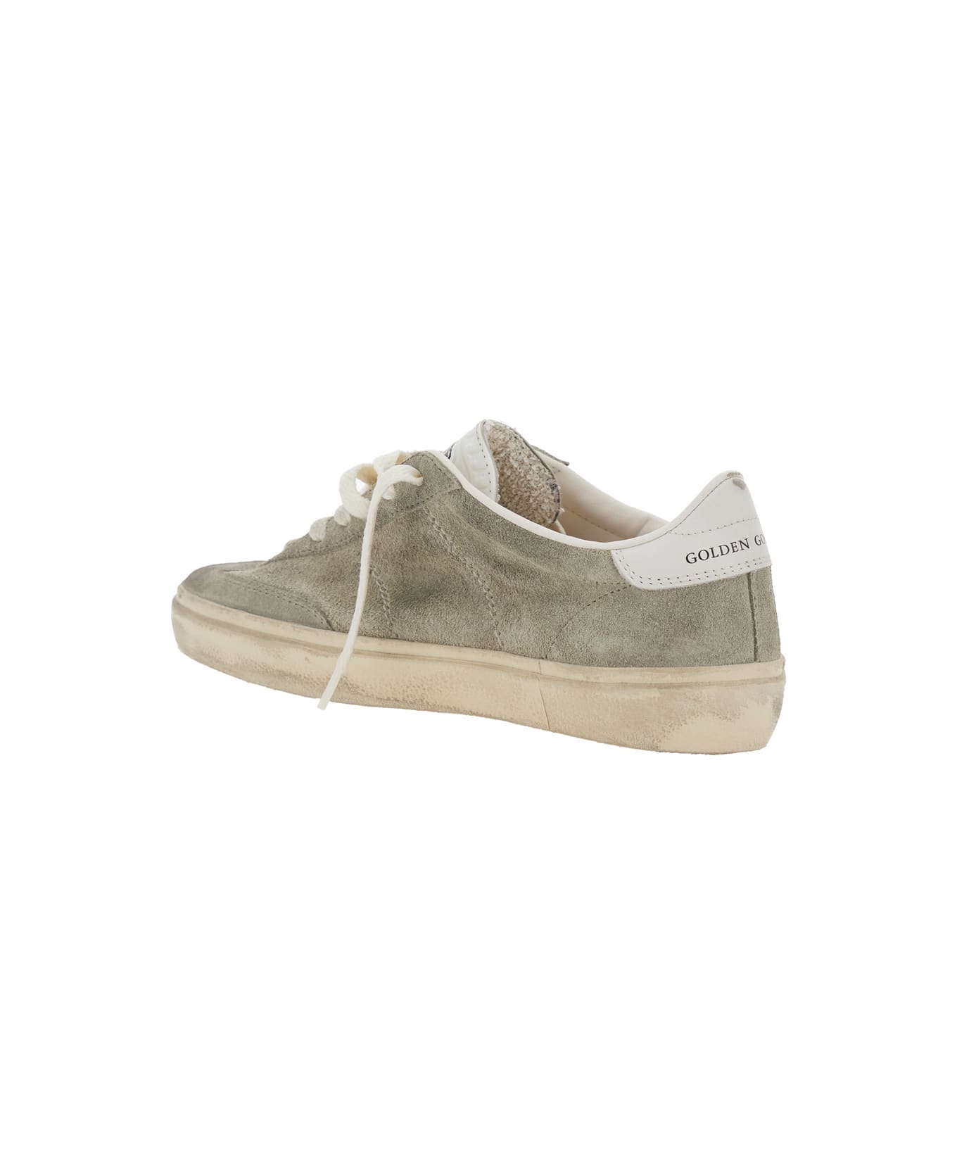 Golden Goose Soul-star Suede Upper Hf Leather Tongue Leather Heel - Beige