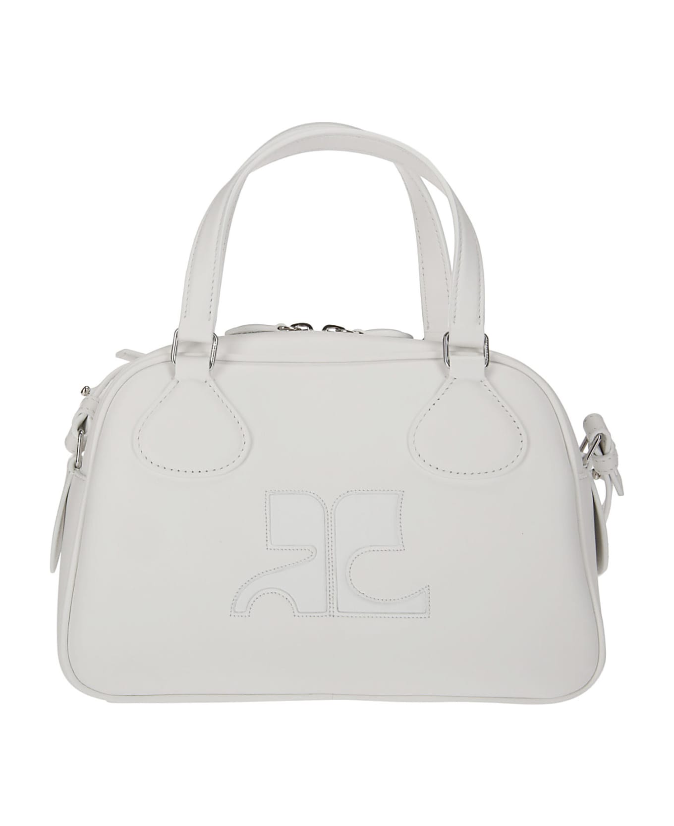 Courrèges Reedition Bowling Bag - HERITAGE WHITE