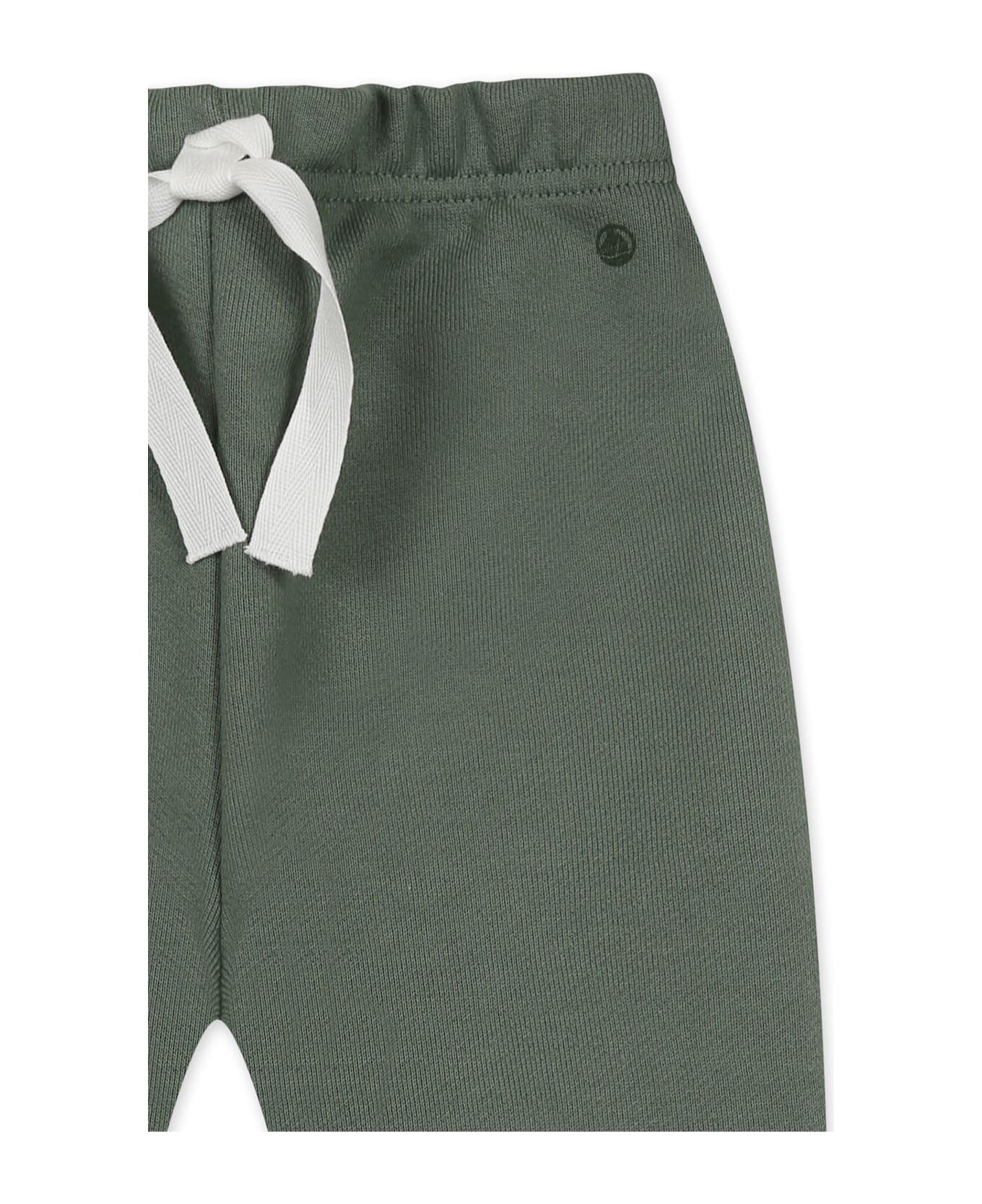 Petit Bateau Green Trousers For Baby Boy - Green