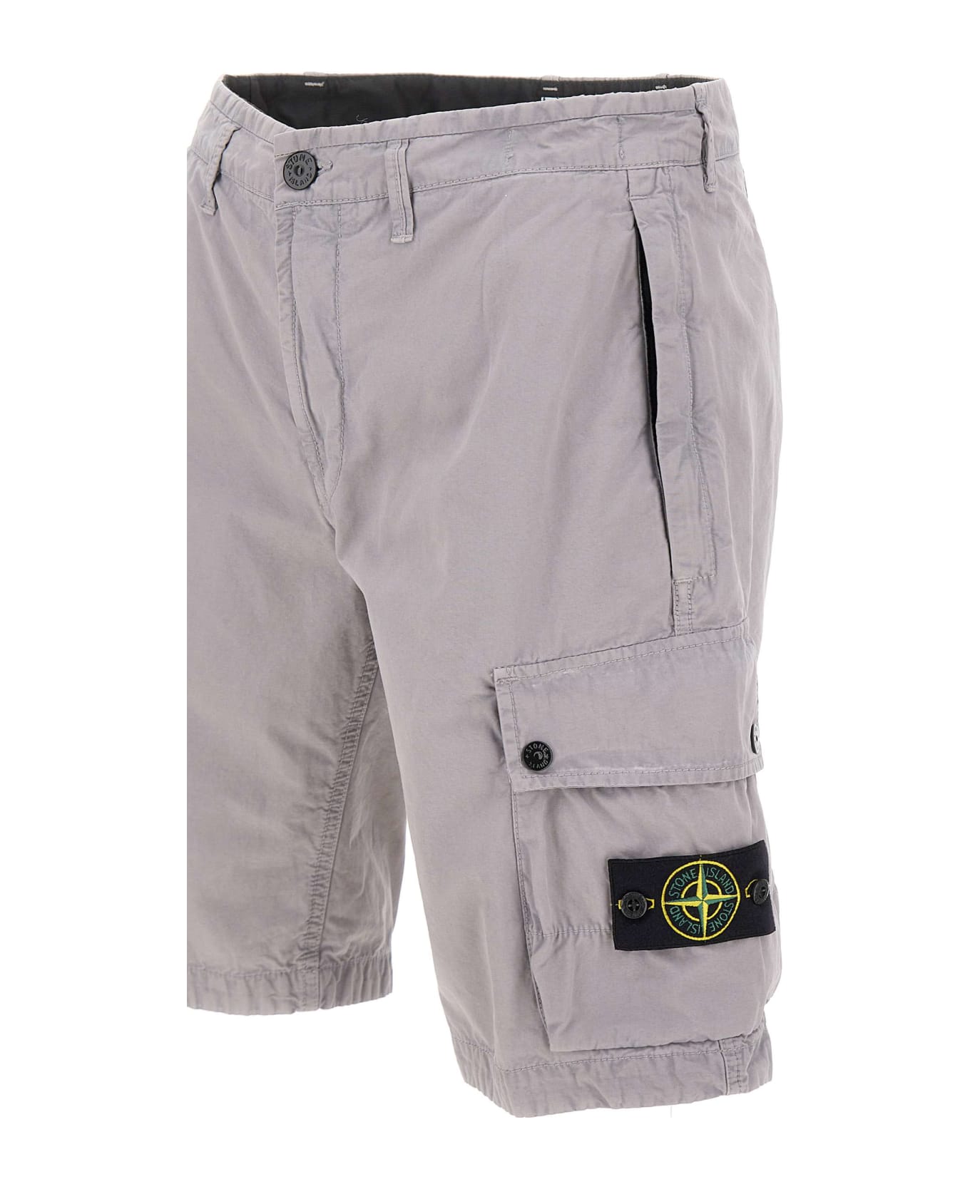 Stone Island Cotton Shorts - GREY