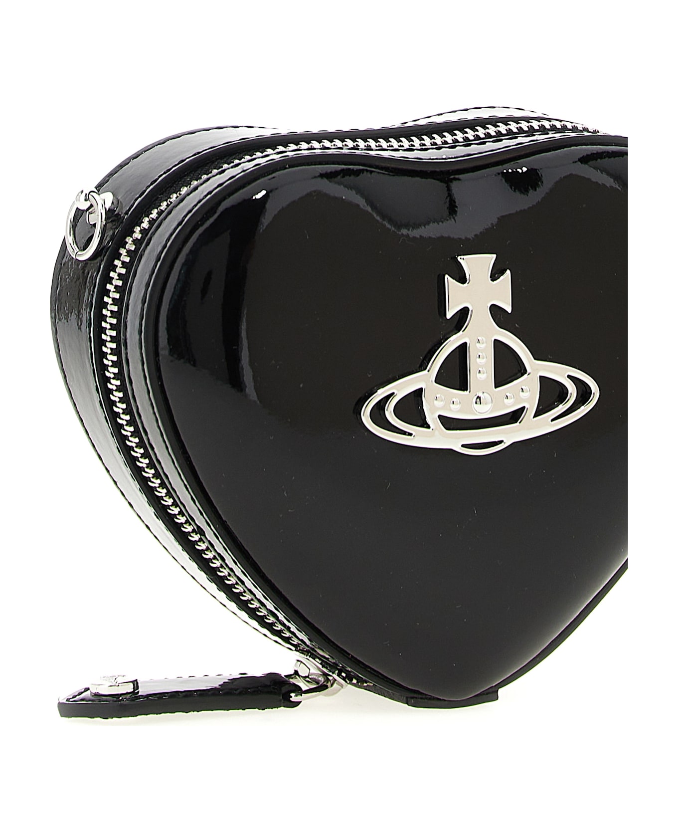 Vivienne Westwood 
mini Heart
 Crossbody Bag - Black  