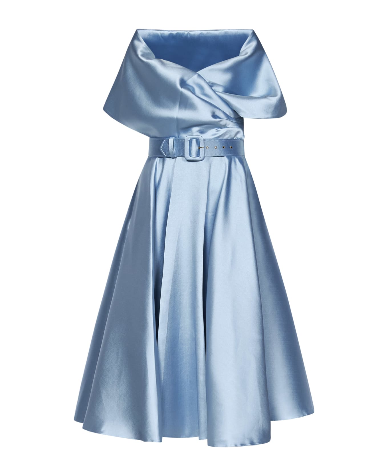 Rhea Costa Rima Dress - Light blue