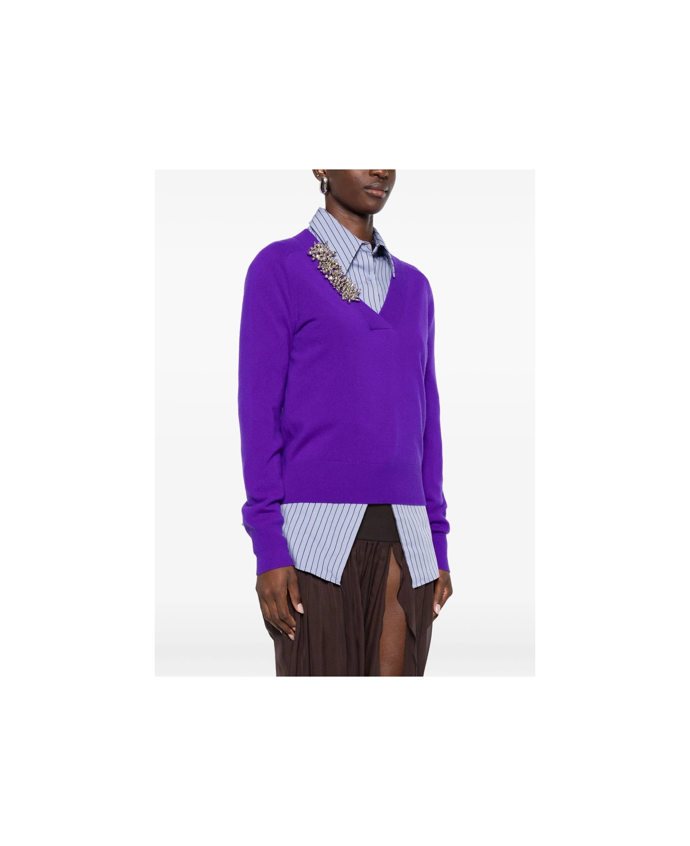 Dries Van Noten Sweater - PURPLE