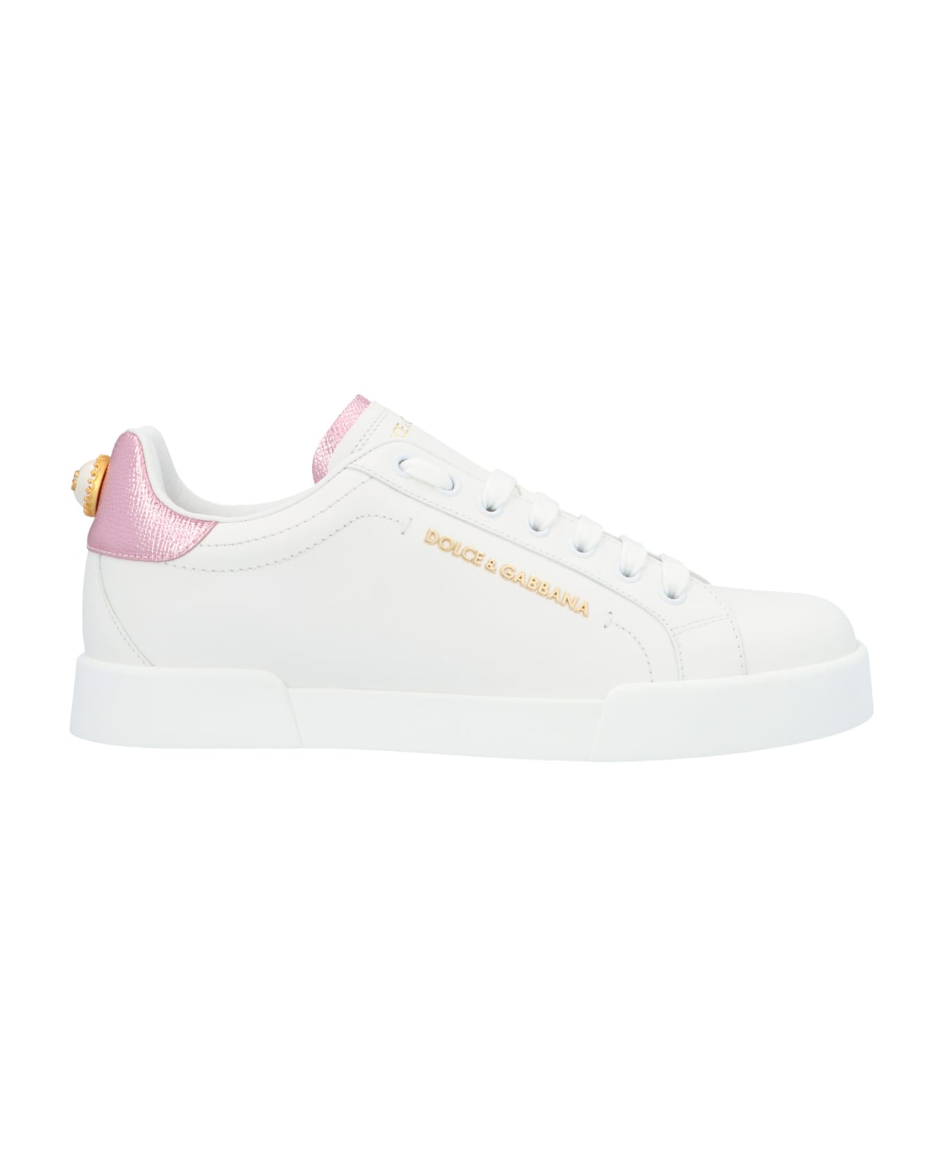 Dolce & Gabbana 'portofino' Shoes - Bianco/rosa