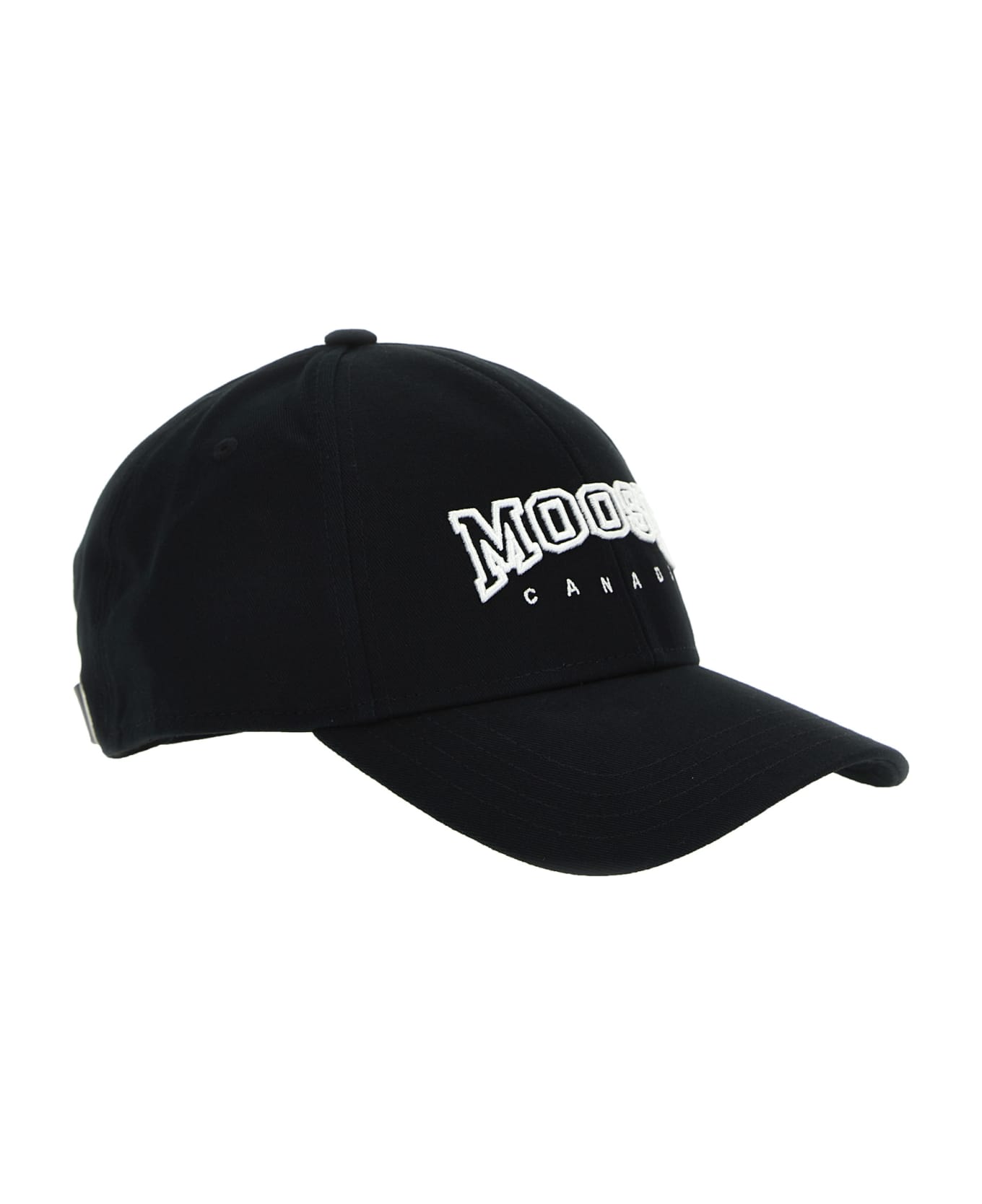 Moose Knuckles 'varsity Logo' Baseball Cap - White/Black