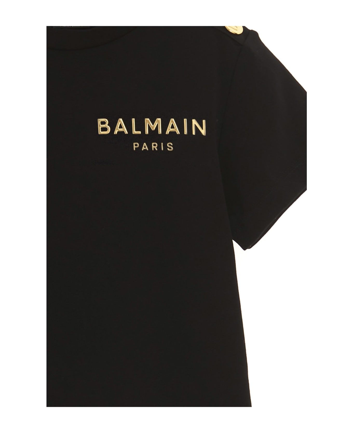 Balmain Logo T-shirt - Black  