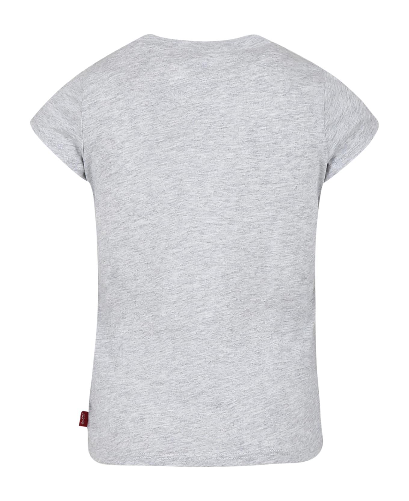 Levi's Grey T-shirt For Girl With Logo - Grey