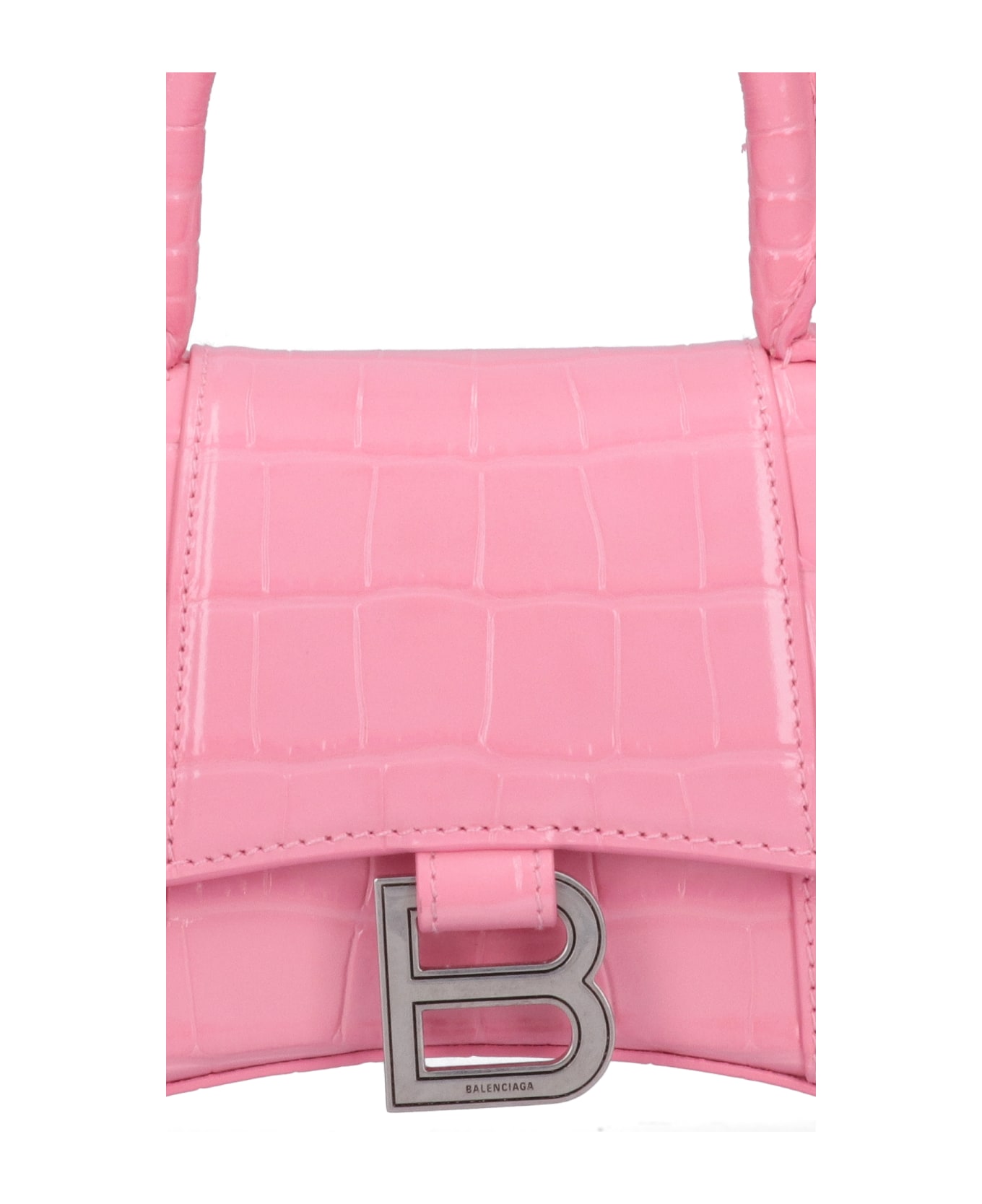 Balenciaga Hourglass Top Handle Bag - Sweet Pink