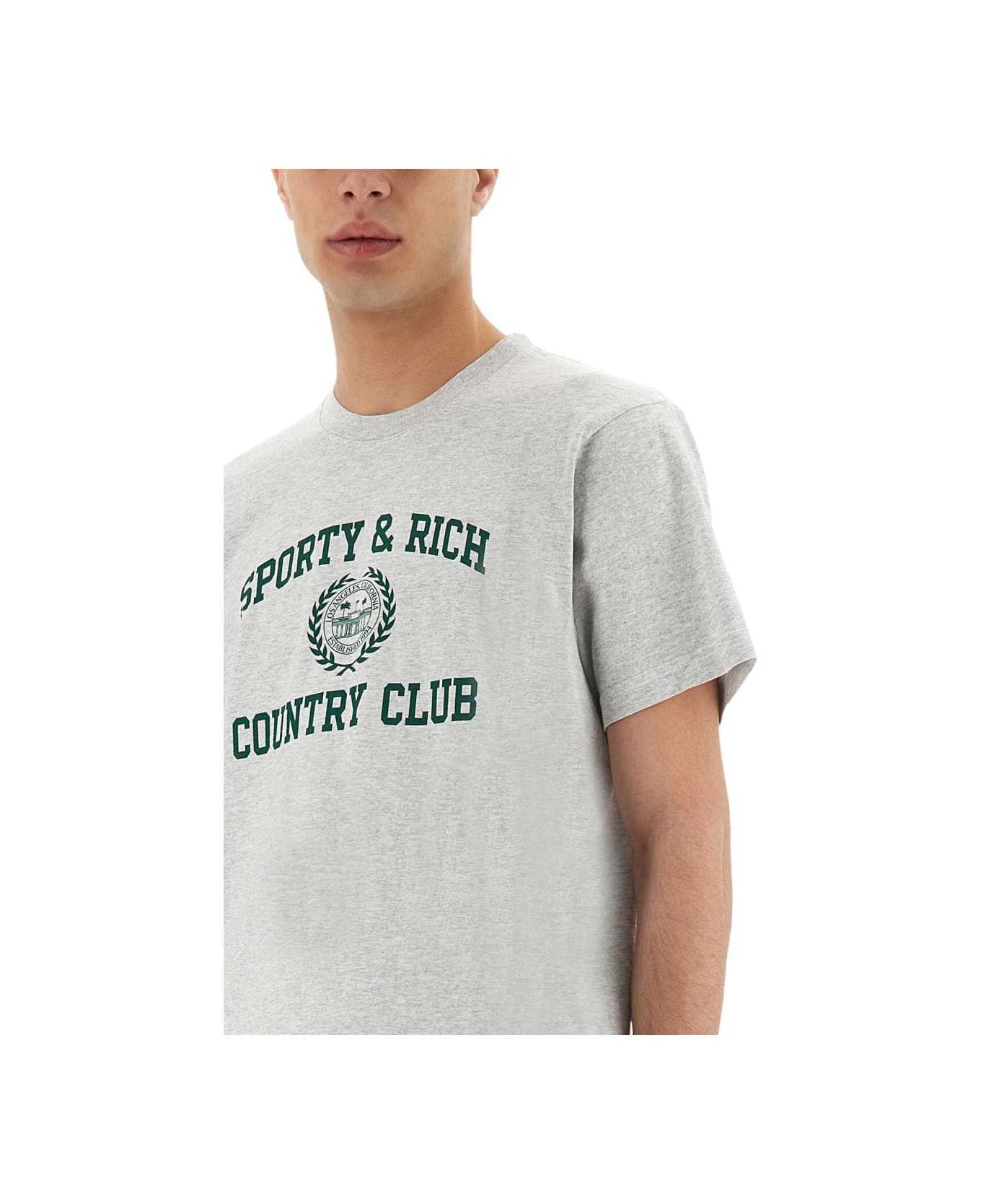Sporty 
Rich Varsity T-shirt - GREY