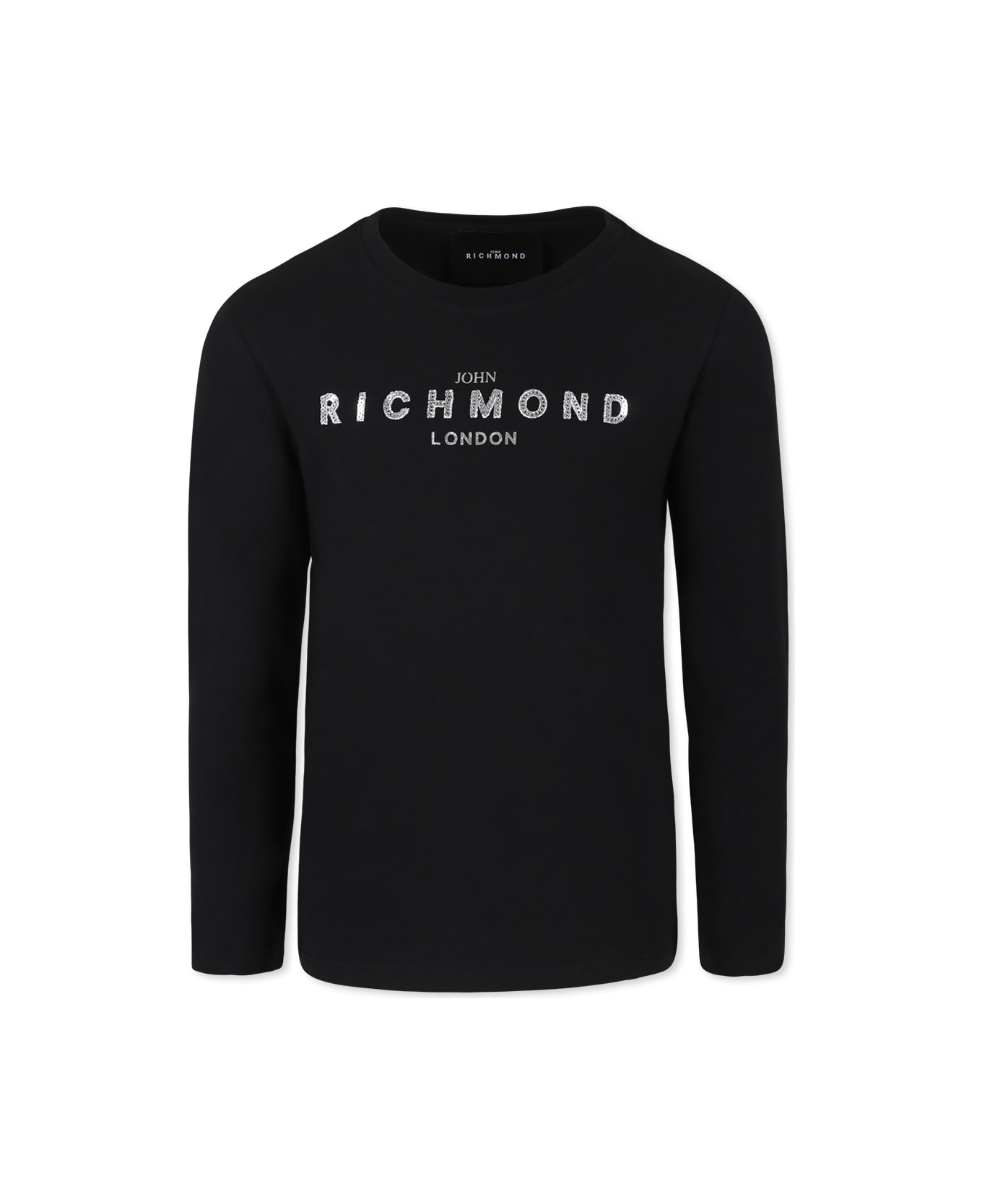 Richmond Black T-shirt For Girl - Black