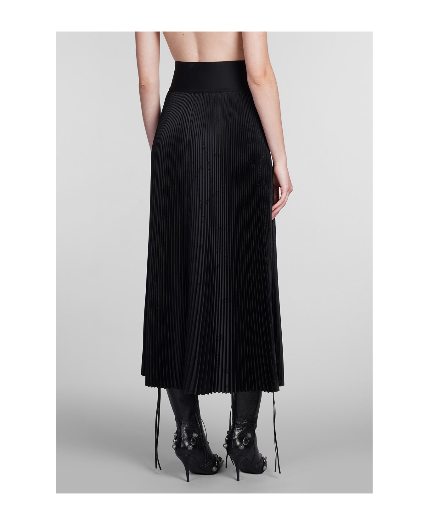 Balenciaga Skirt In Black Polyester - black スカート