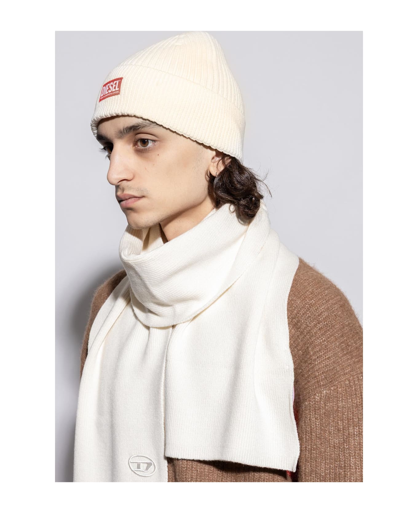 Diesel Cap 'k-coder-h 2x2' - WHITE 帽子