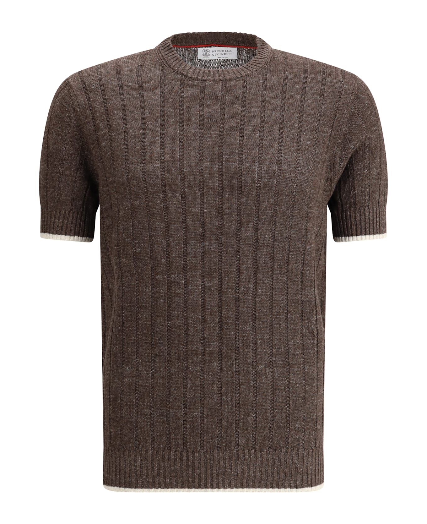 Brunello Cucinelli Ribbed T-shirt - Clg17