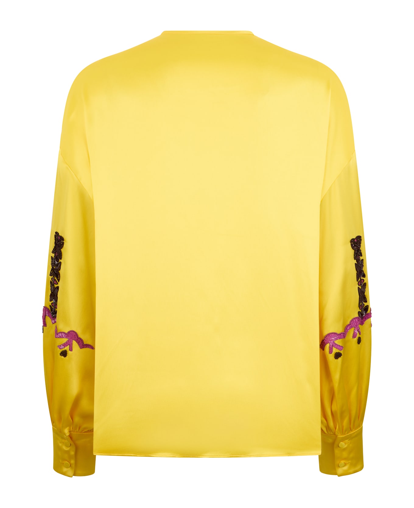 Valentino Garavani Silk Blouse - Yellow