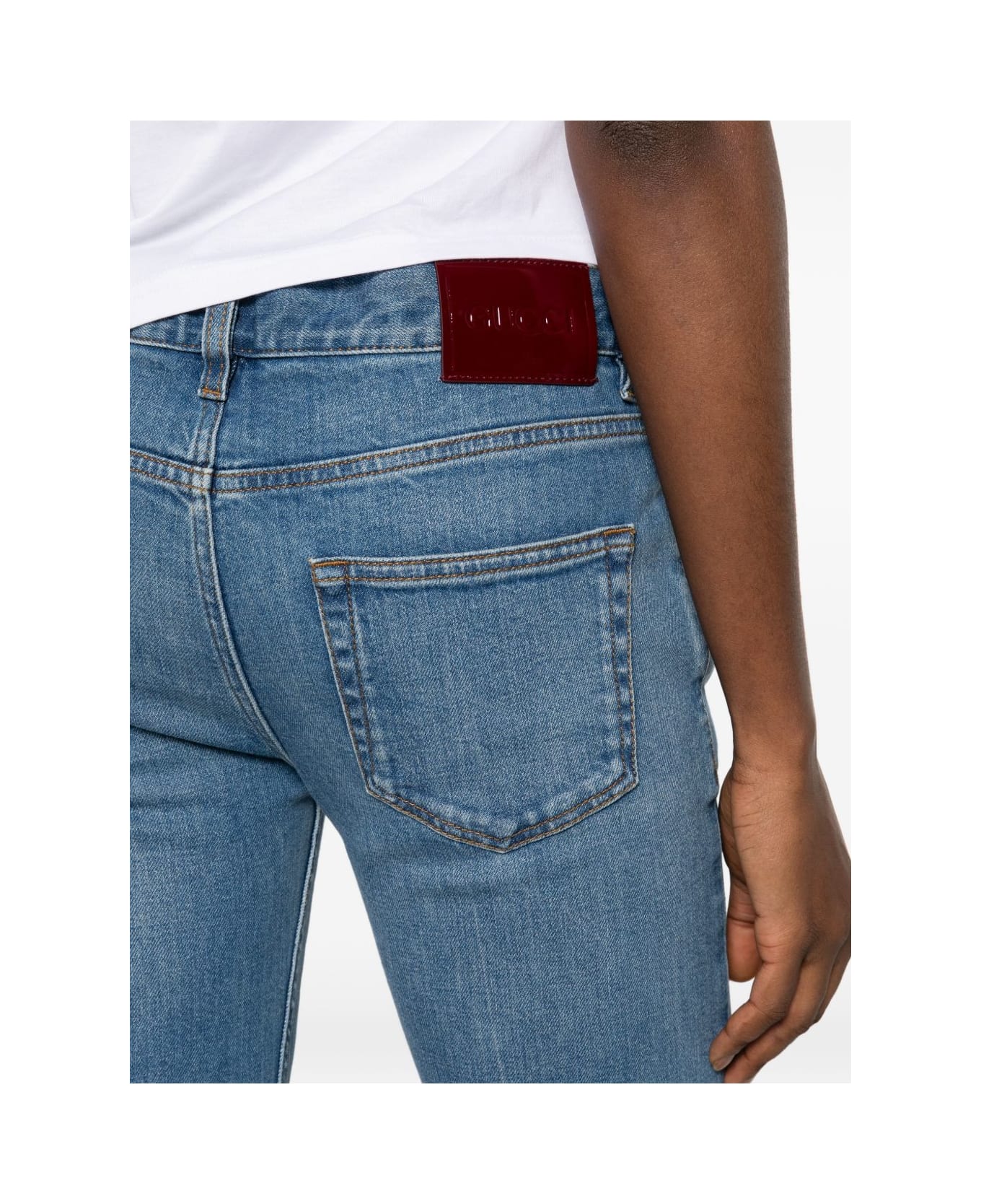 Gucci Denim Cotton Jeans - Clear Blue