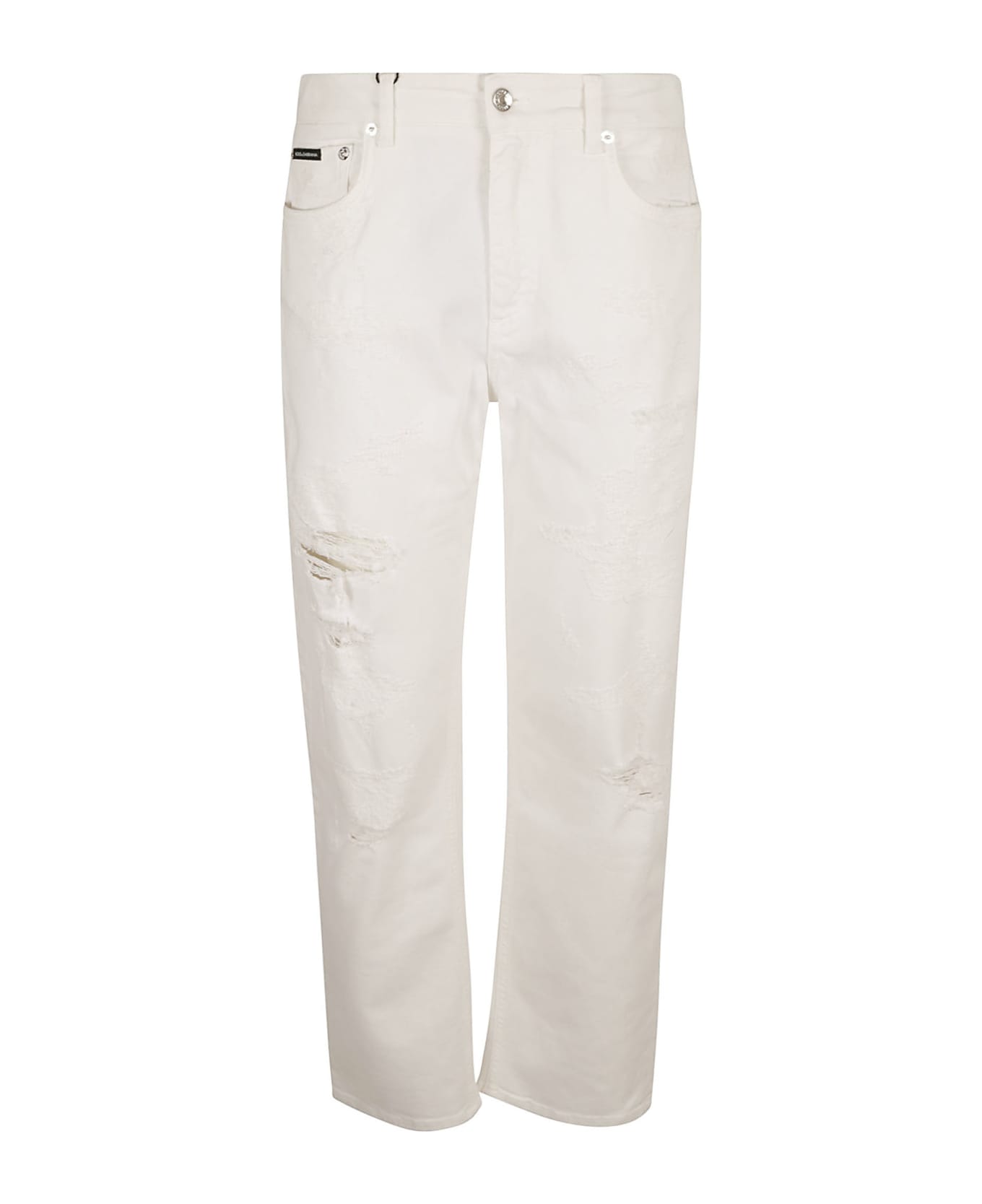 Dolce & Gabbana Distressed Effect 5 Pockets Jeans - VARIANTE ABBINATA