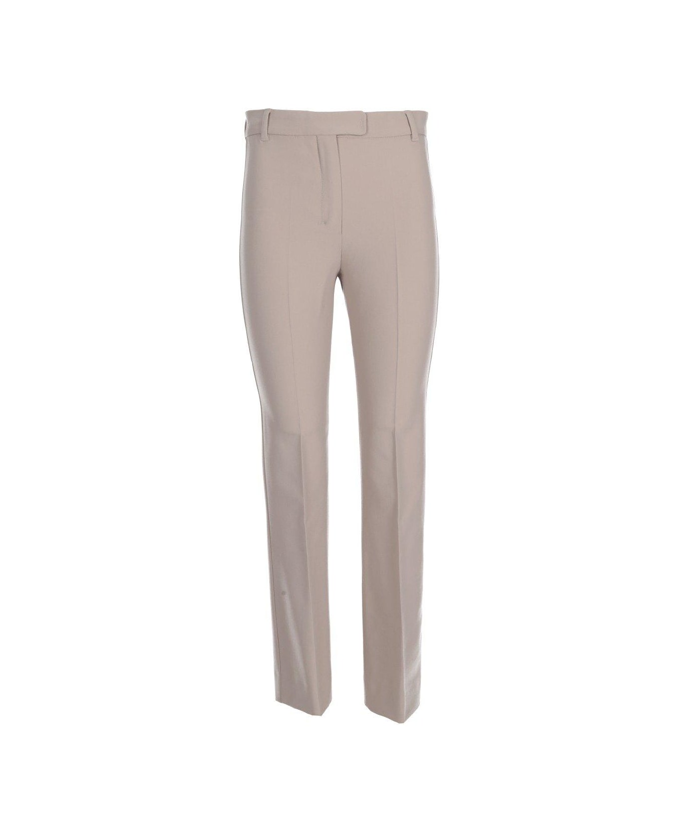 
S Max Mara High Waist Slim Fit Trousers - Beige