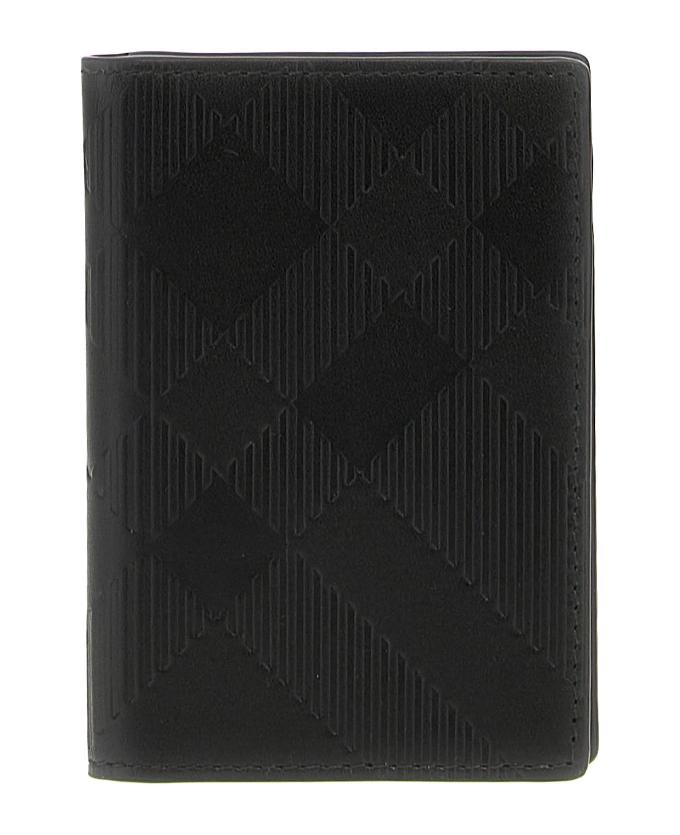 Burberry Check Card Holder - Black  