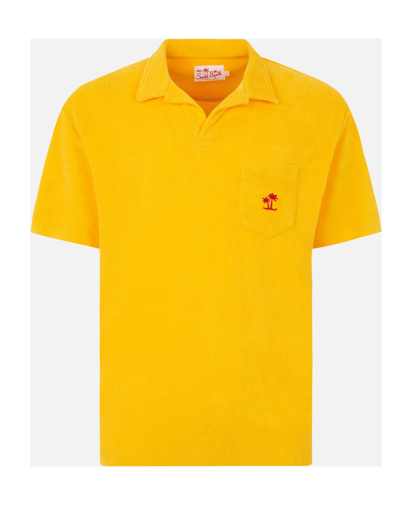 MC2 Saint Barth Man Terry Yellow Polo