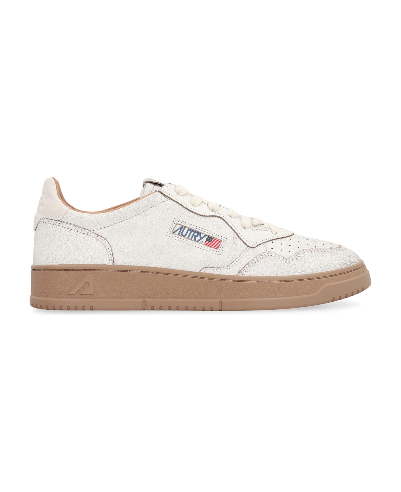 Autry Medalist Leather Low-top Sneakers - White