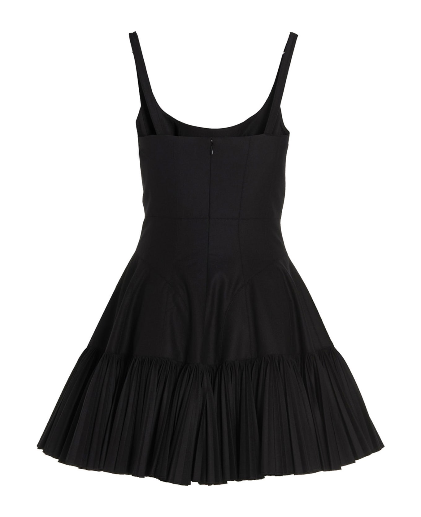 Giovanni Bedin Pleated Flannel Dress - Black   ワンピース＆ドレス