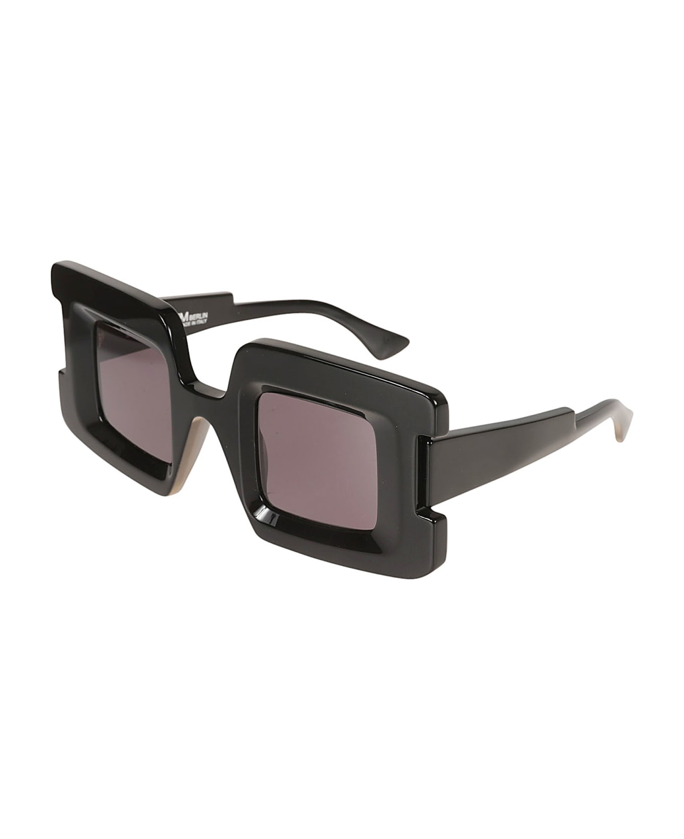 Kuboraum Thick Square Sunglasses Men - Black