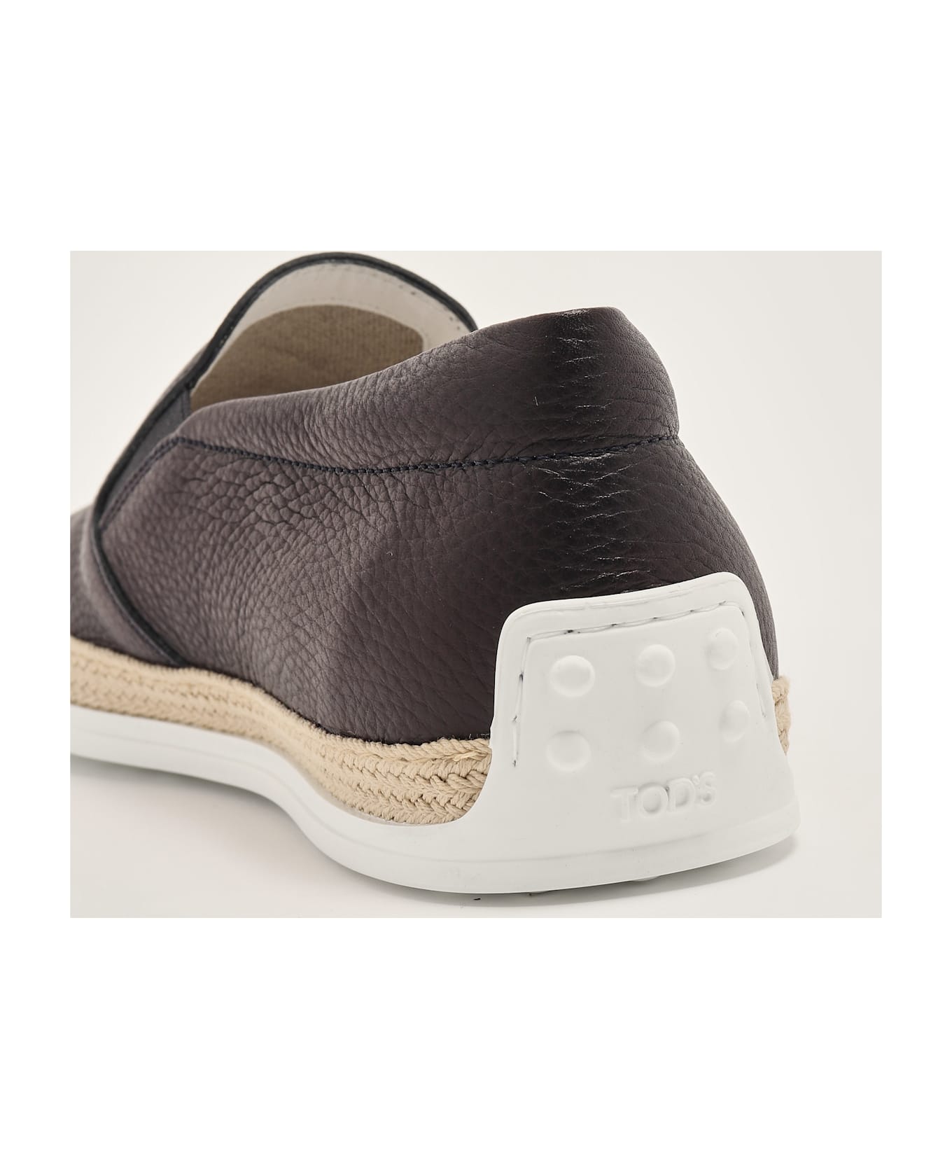 Tod's Mocassino Gomma Rafia Tv Loafers - NAVY