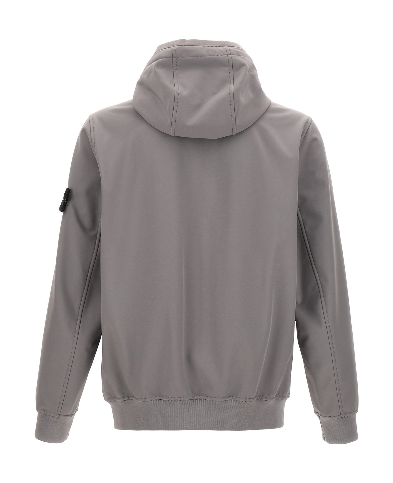 Stone Island Zip-up Hooded Jacket - Grey ジャケット