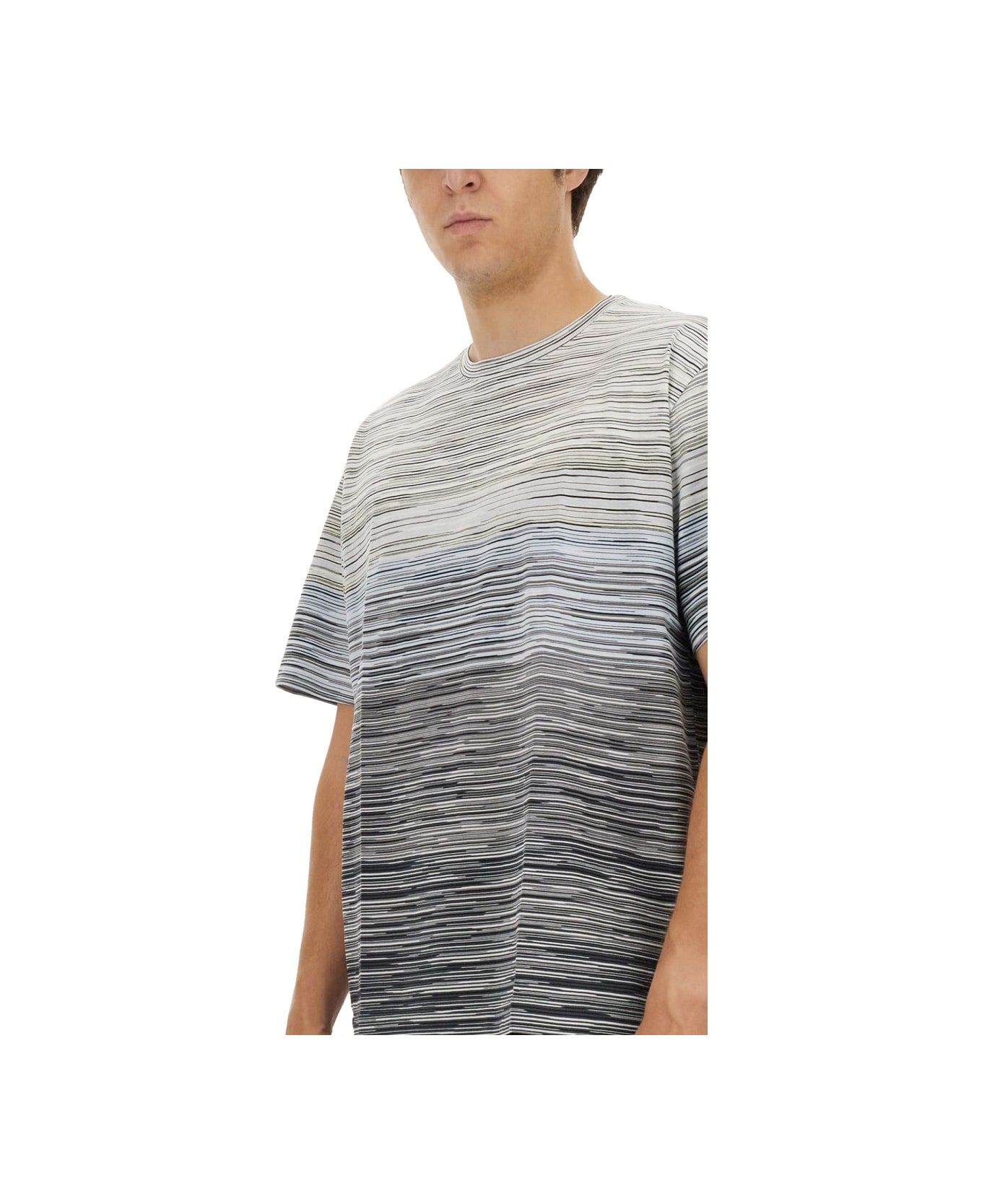 Missoni Striped T-shirt - GREY