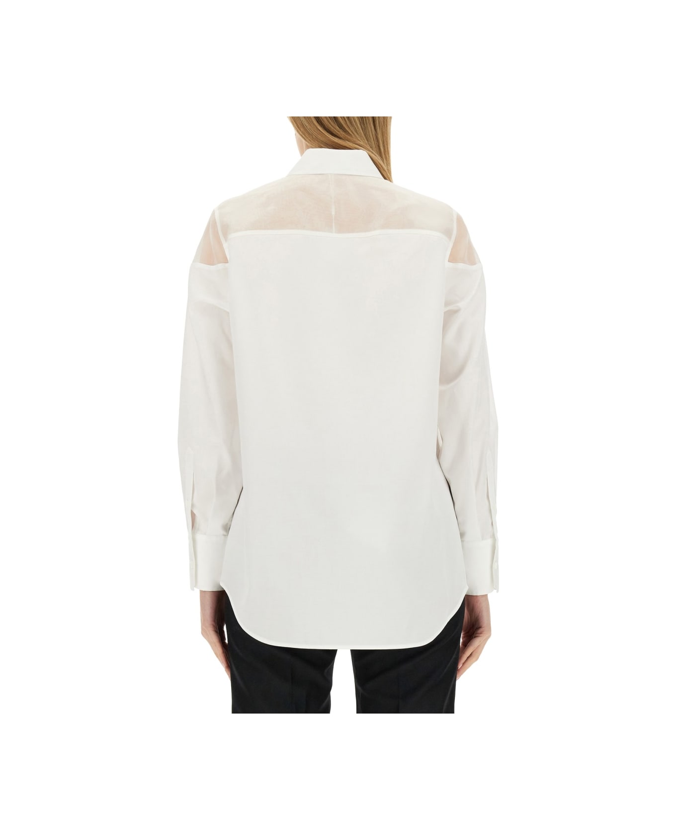 Helmut Lang Tuxedo Shirt - WHITE
