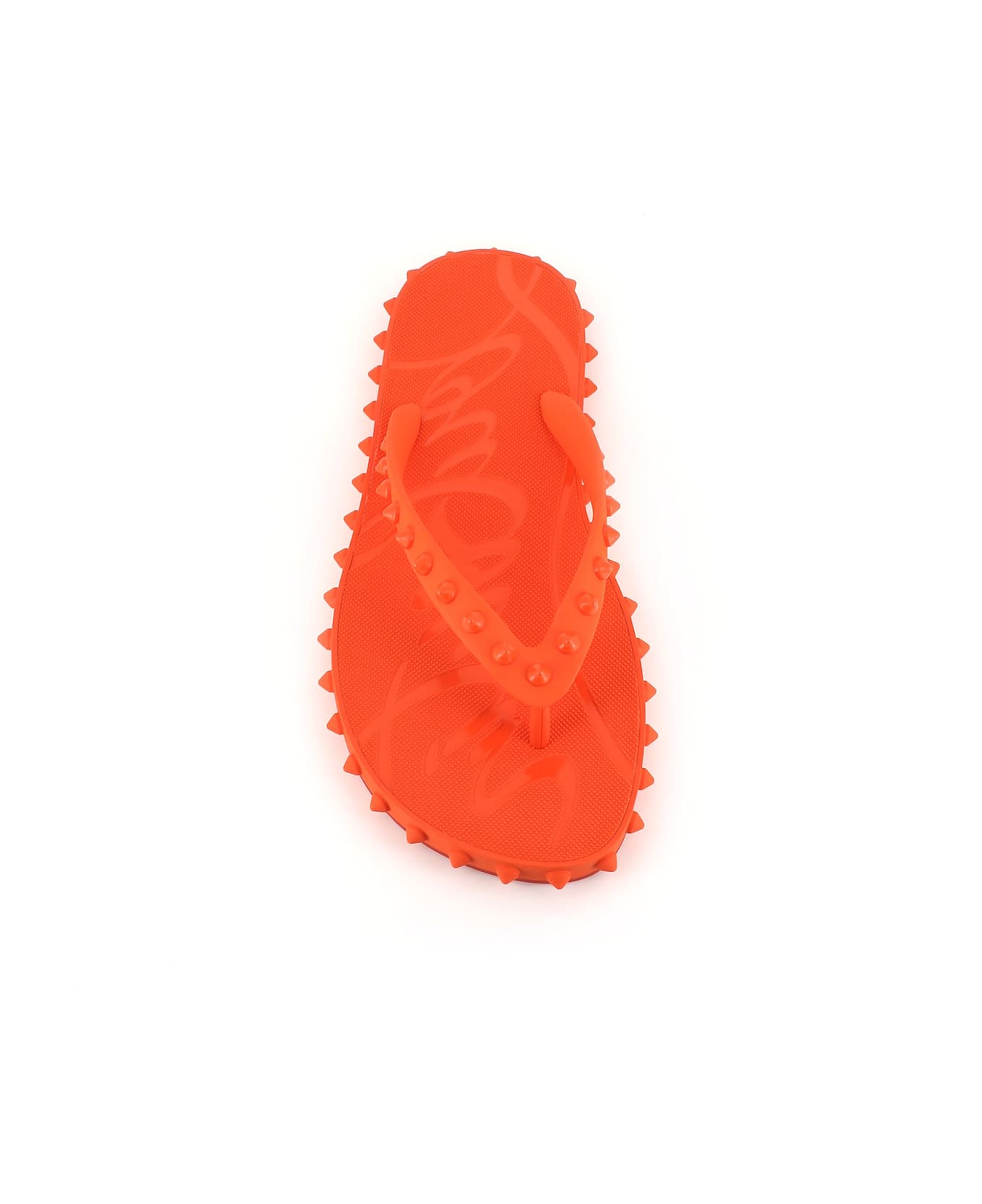 Christian Louboutin Flip-flop Super Loubi Flat - Arancione fluo