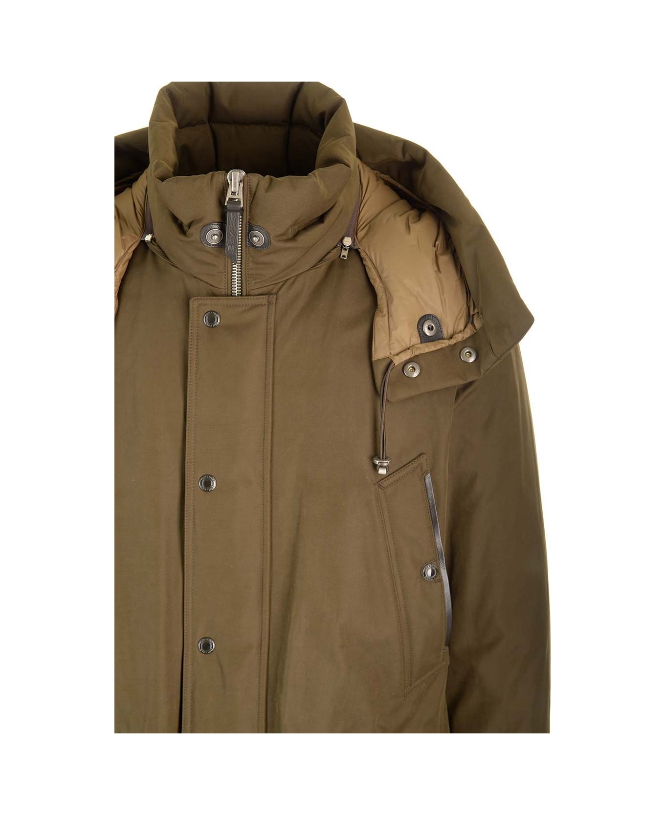 Tom Ford Military Green Parka - GREEN