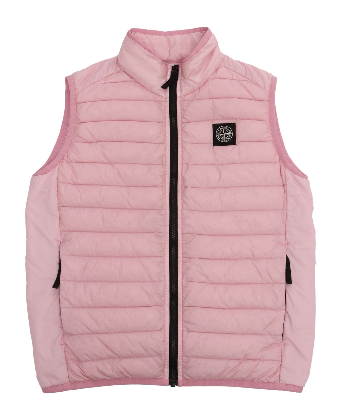 Stone Island Junior Pink Padded Vest - PINK