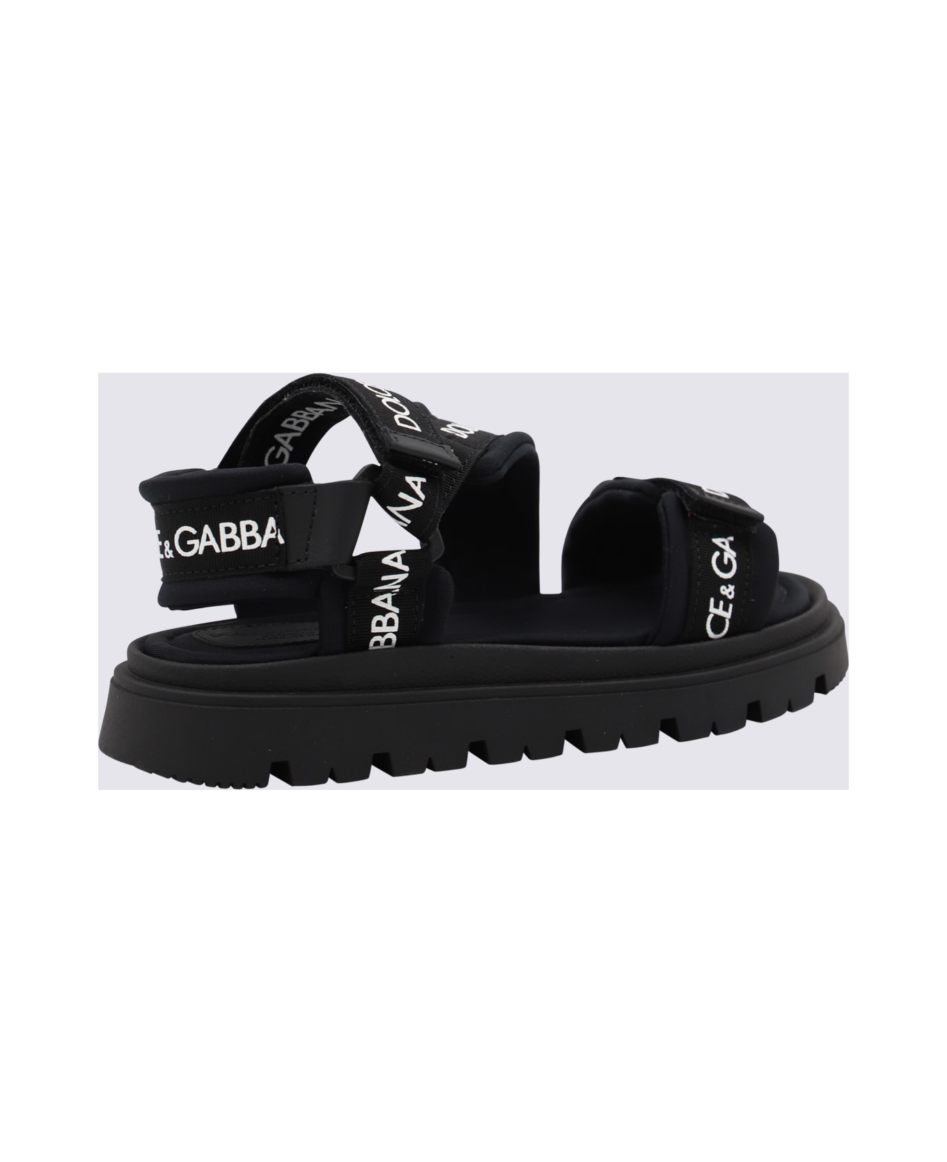 Air Max Motion 2 sneakers Black Cotton And Leather Sandals - Black